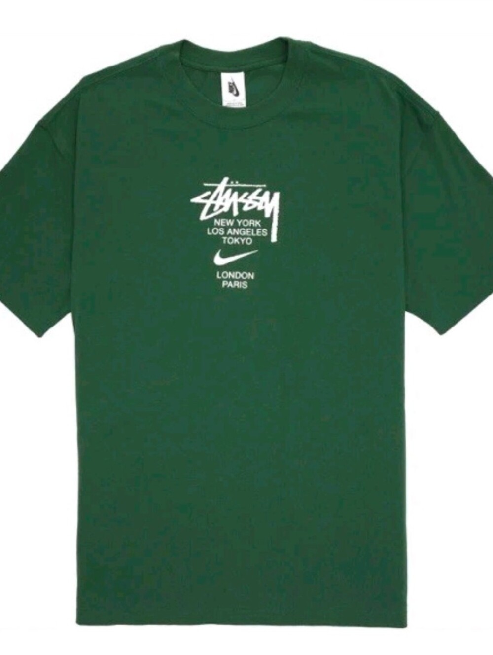 Nike x Stüssy Y2K International T-Shirt Gorge Green Fall/Winter Size Meduim
